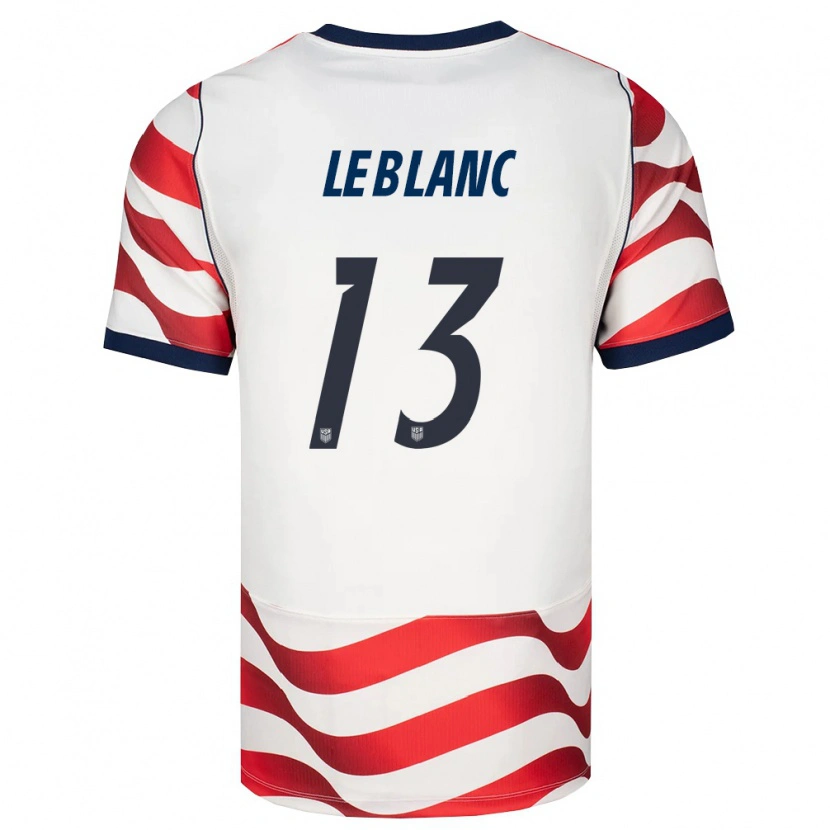 Danxen Women United States Kellan Leblanc #13 Red White Black Home Jersey 26-28 T-Shirt