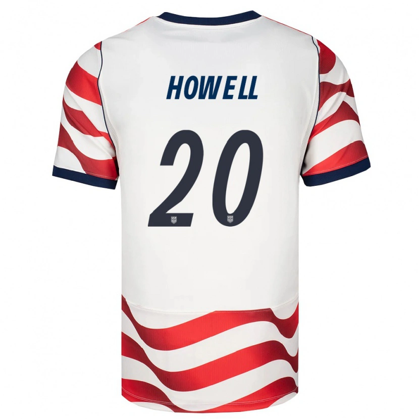 Danxen Women United States Jaelin Howell #20 Red White Black Home Jersey 26-28 T-Shirt