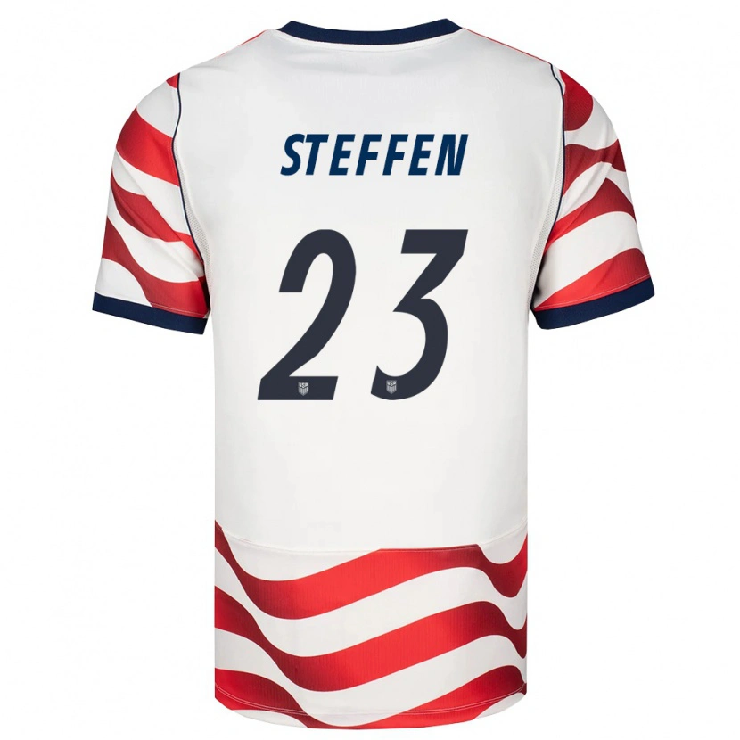 Danxen Women United States Zack Steffen #23 Red White Black Home Jersey 26-28 T-Shirt