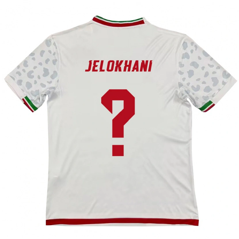 Danxen Women Iran Ali Jelokhani Niaraki #0 White Red Home Jersey 26-28 T-Shirt