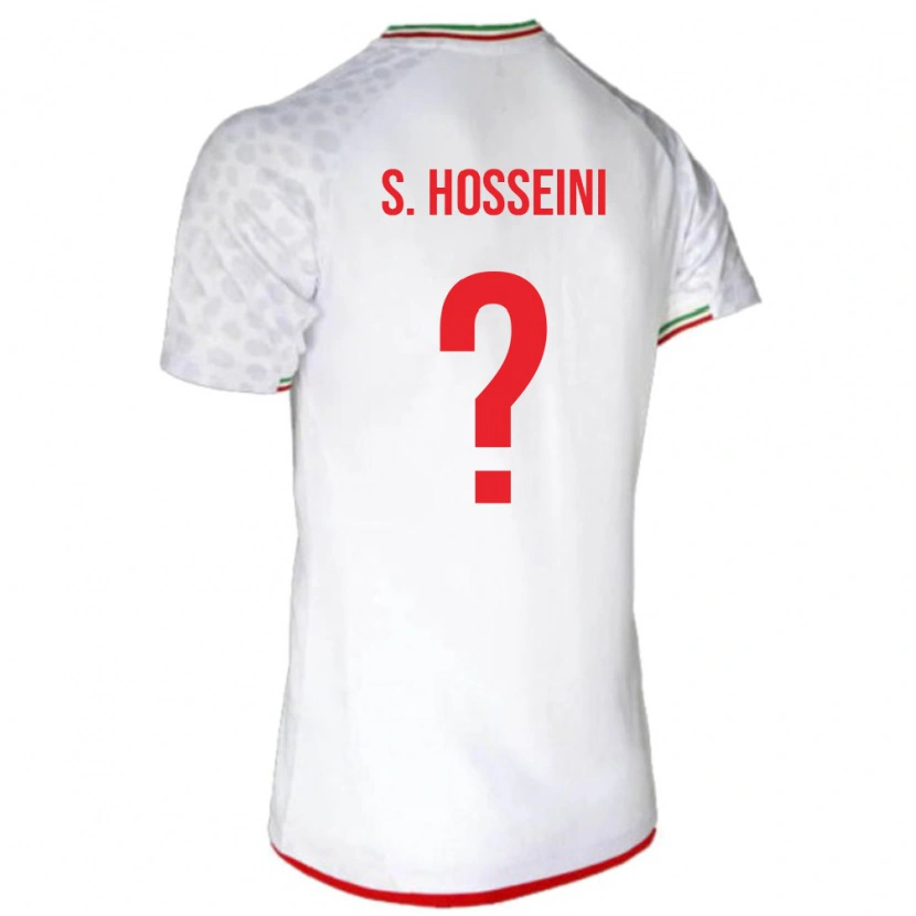 Danxen Women Iran Seyed Mohammadjavad Hosseini #0 White Red Home Jersey 26-28 T-Shirt
