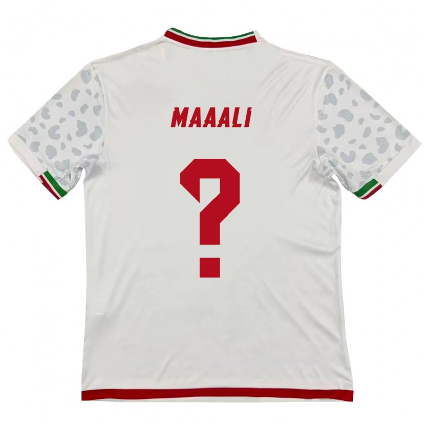 Danxen Women Iran Arian Maaali #0 White Red Home Jersey 26-28 T-Shirt