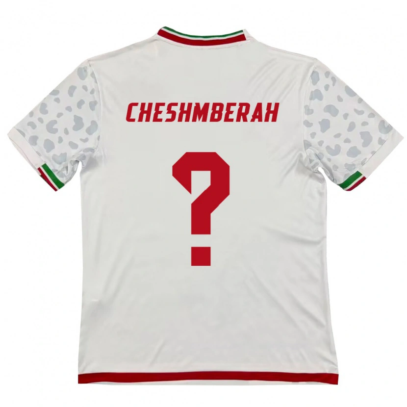 Danxen Women Iran Mehdi Cheshmberah #0 White Red Home Jersey 26-28 T-Shirt