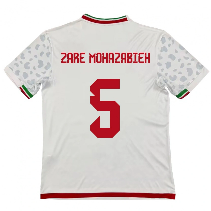 Danxen Women Iran Mohammadmehdi Zare #5 White Red Home Jersey 26-28 T-Shirt