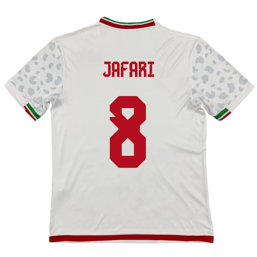 Danxen Women Iran Pouya Jafari #8 White Red Home Jersey 26-28 T-Shirt