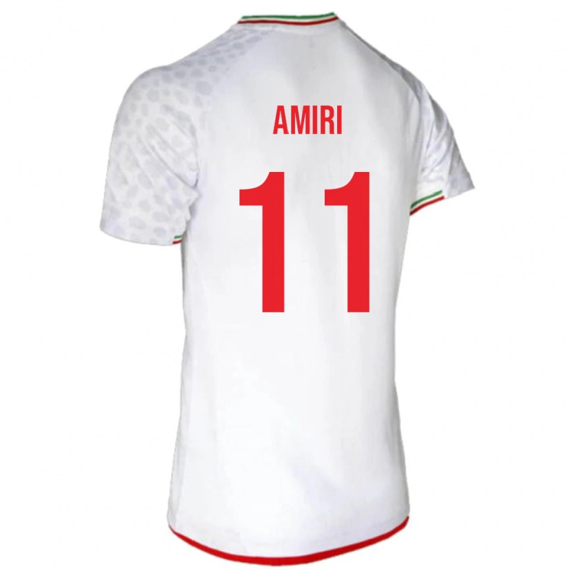 Danxen Women Iran Vahid Amiri #11 White Red Home Jersey 26-28 T-Shirt