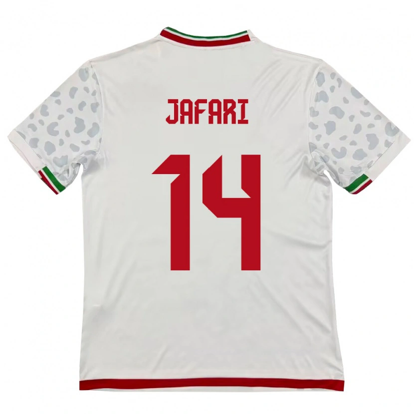 Danxen Women Iran Farhan Jafari #14 White Red Home Jersey 26-28 T-Shirt