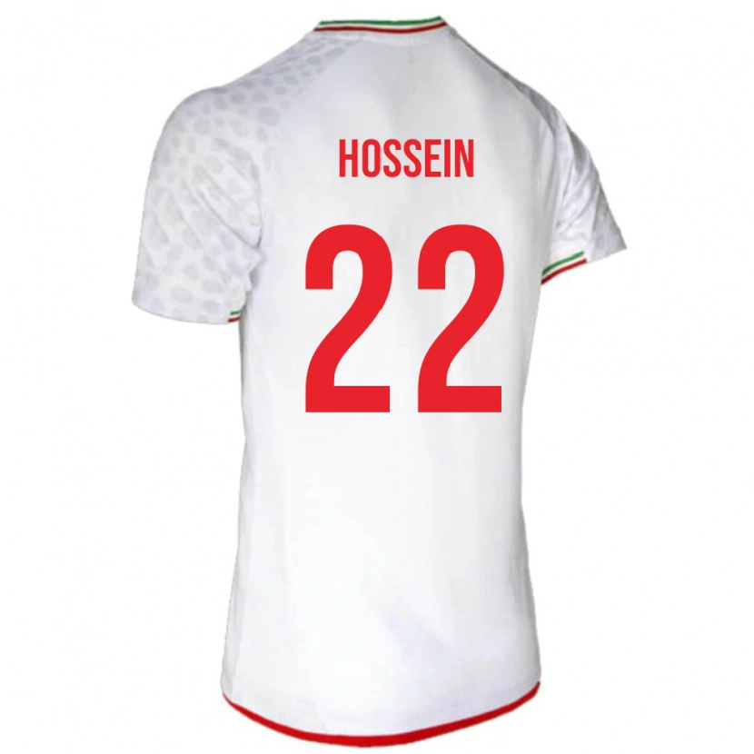 Danxen Women Iran Seyed Hossein Hosseini #22 White Red Home Jersey 26-28 T-Shirt
