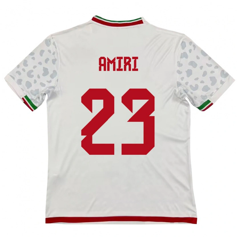 Danxen Women Iran Mobin Amiri #23 White Red Home Jersey 26-28 T-Shirt