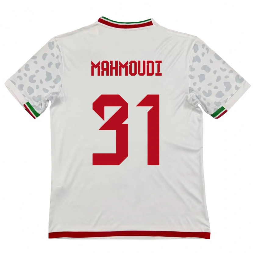 Danxen Women Iran Amirhossein Mahmoudi #31 White Red Home Jersey 26-28 T-Shirt