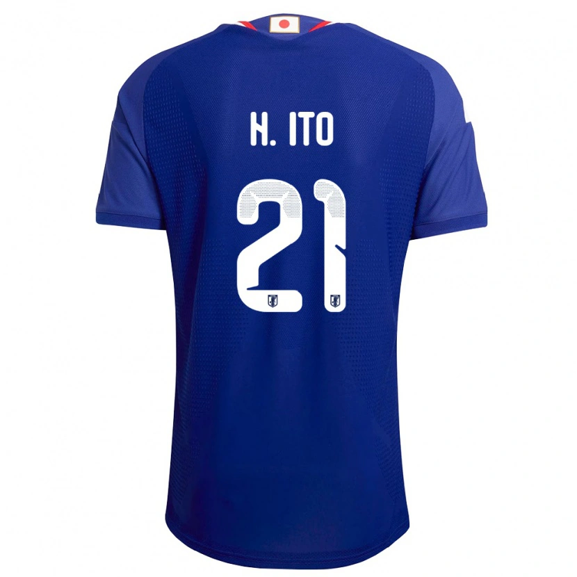 Danxen Women Japan Hiroki Ito #21 Blue White Red Home Jersey 26-28 T-Shirt