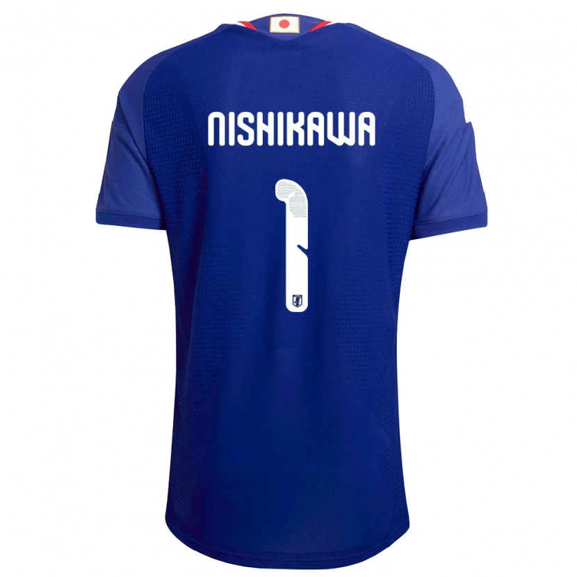 Danxen Women Japan Genki Nishikawa #1 Blue White Red Home Jersey 26-28 T-Shirt