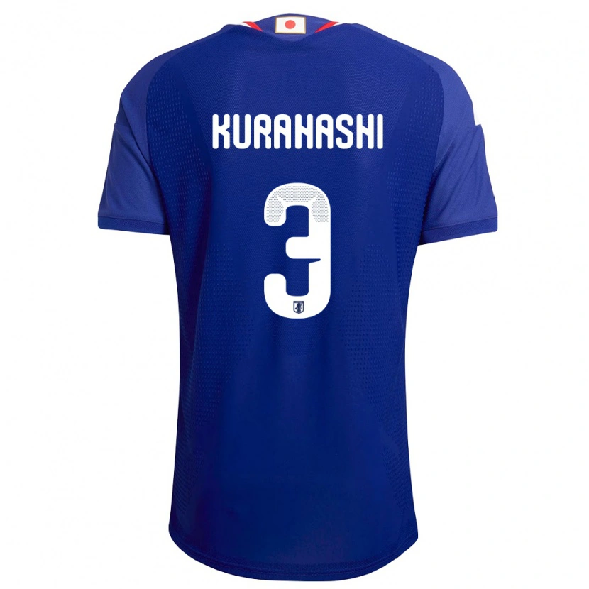 Danxen Women Japan Koki Kurahashi #3 Blue White Red Home Jersey 26-28 T-Shirt