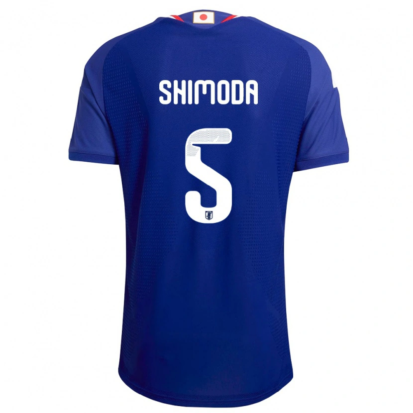 Danxen Women Japan Yoshihiro Shimoda #5 Blue White Red Home Jersey 26-28 T-Shirt