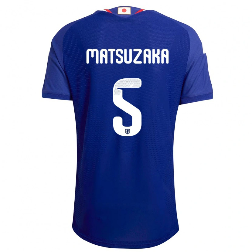 Danxen Women Japan Aoi Matsuzaka #5 Blue White Red Home Jersey 26-28 T-Shirt