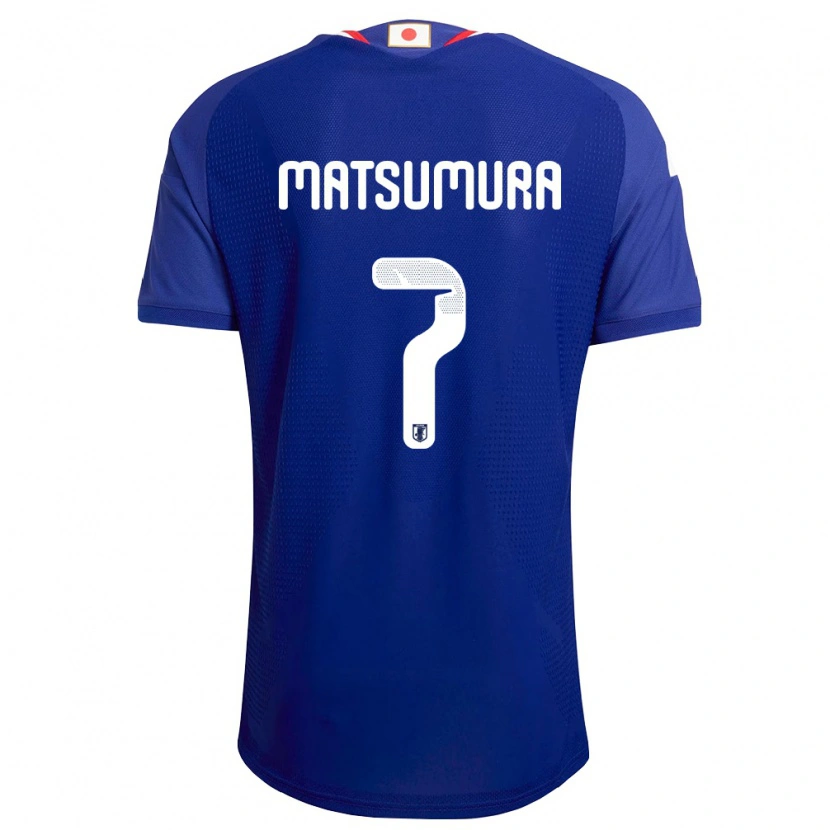 Danxen Women Japan Kosuke Matsumura #7 Blue White Red Home Jersey 26-28 T-Shirt