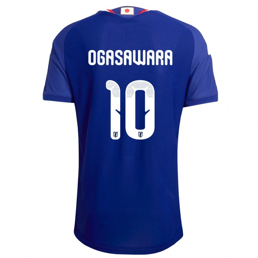 Danxen Women Japan Hiro Ogasawara #10 Blue White Red Home Jersey 26-28 T-Shirt