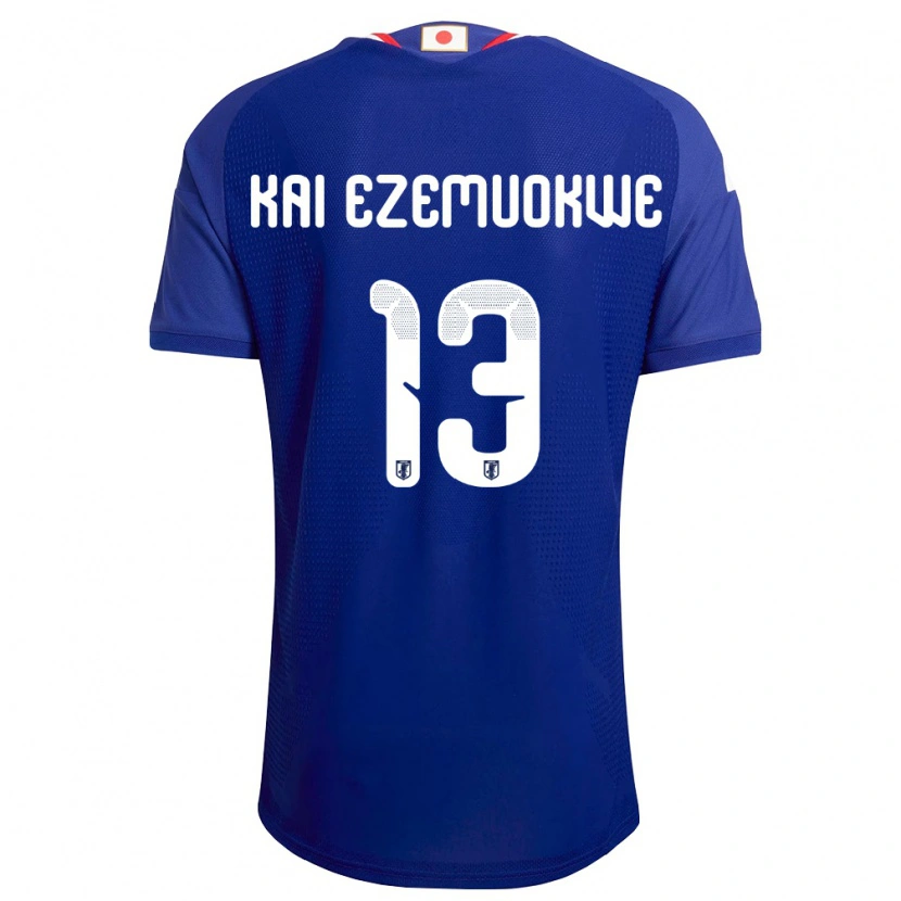 Danxen Women Japan Chimezie Kai Ezemuokwe #13 Blue White Red Home Jersey 26-28 T-Shirt