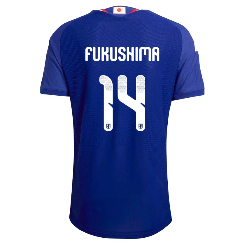 Danxen Women Japan Kazuki Fukushima #14 Blue White Red Home Jersey 26-28 T-Shirt