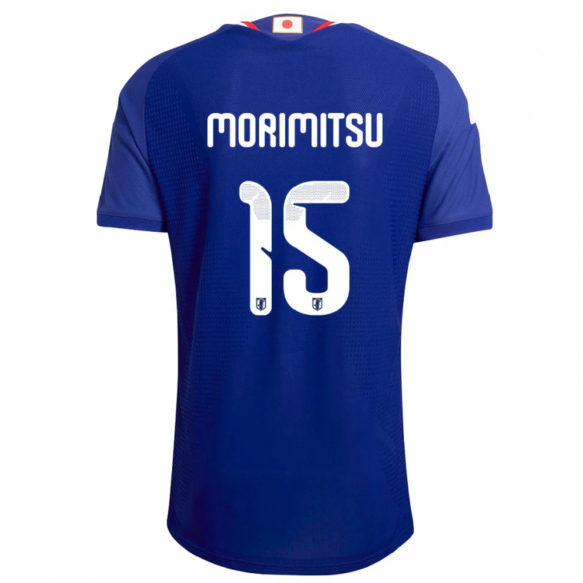 Danxen Women Japan Eito Morimitsu #15 Blue White Red Home Jersey 26-28 T-Shirt