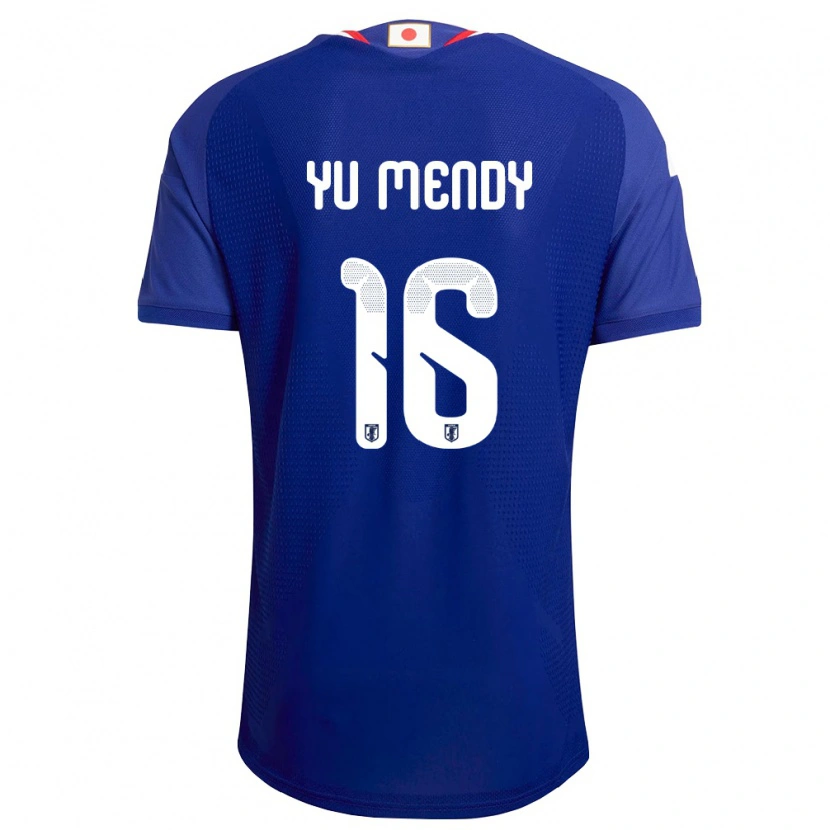 Danxen Women Japan Simon Yu Mendy #16 Blue White Red Home Jersey 26-28 T-Shirt