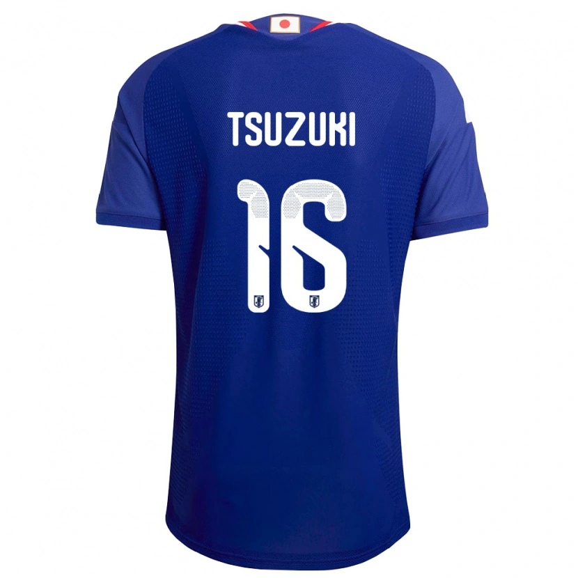 Danxen Women Japan Shunta Tsuzuki #16 Blue White Red Home Jersey 26-28 T-Shirt