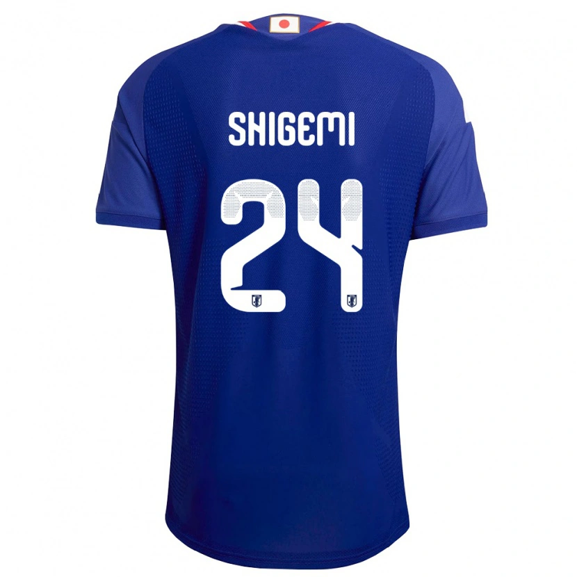 Danxen Women Japan Masato Shigemi #24 Blue White Red Home Jersey 26-28 T-Shirt