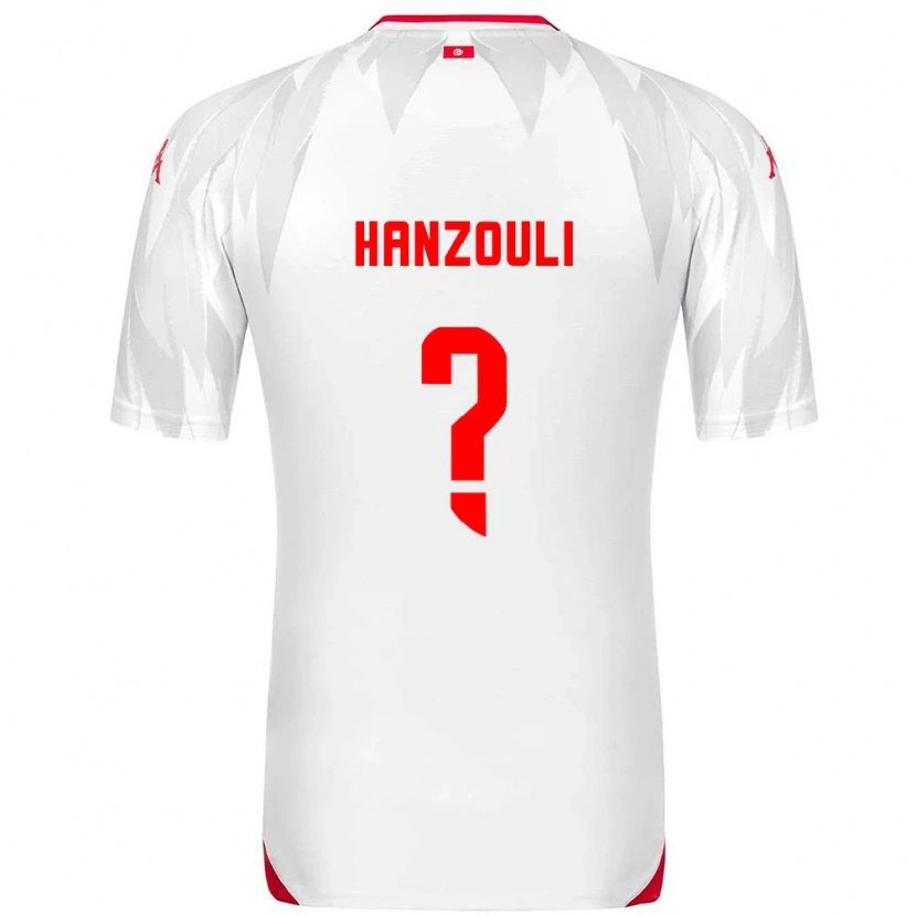 Danxen Women Tunisia Oussema Hanzouli #0 White Red Home Jersey 26-28 T-Shirt
