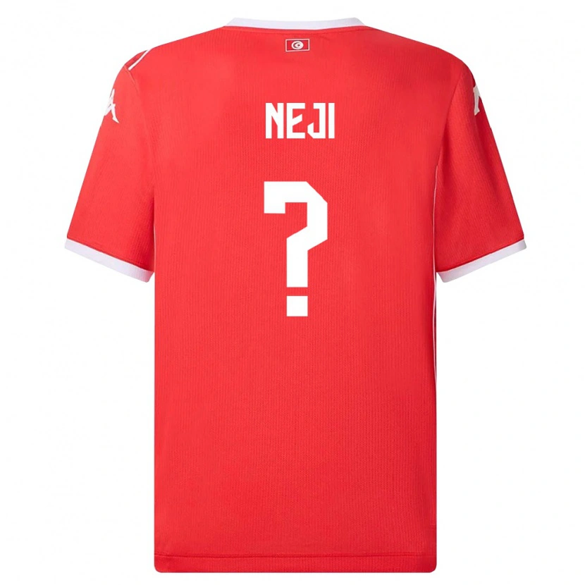 Danxen Women Tunisia Fares Neji #0 Red White Home Jersey 26-28 T-Shirt