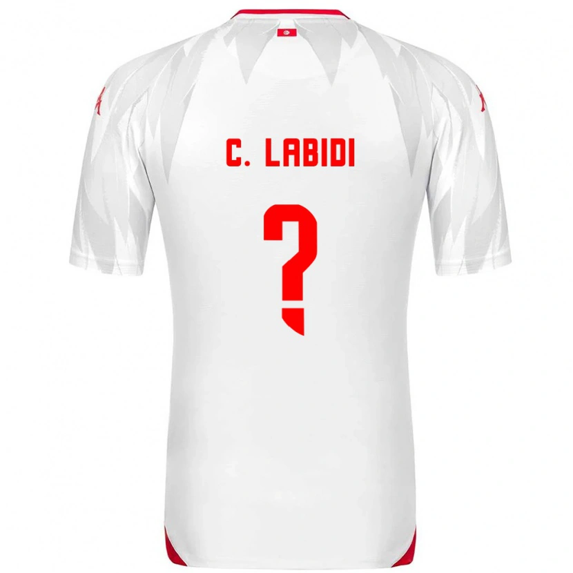 Danxen Women Tunisia Chiheb Labidi #0 White Red Home Jersey 26-28 T-Shirt