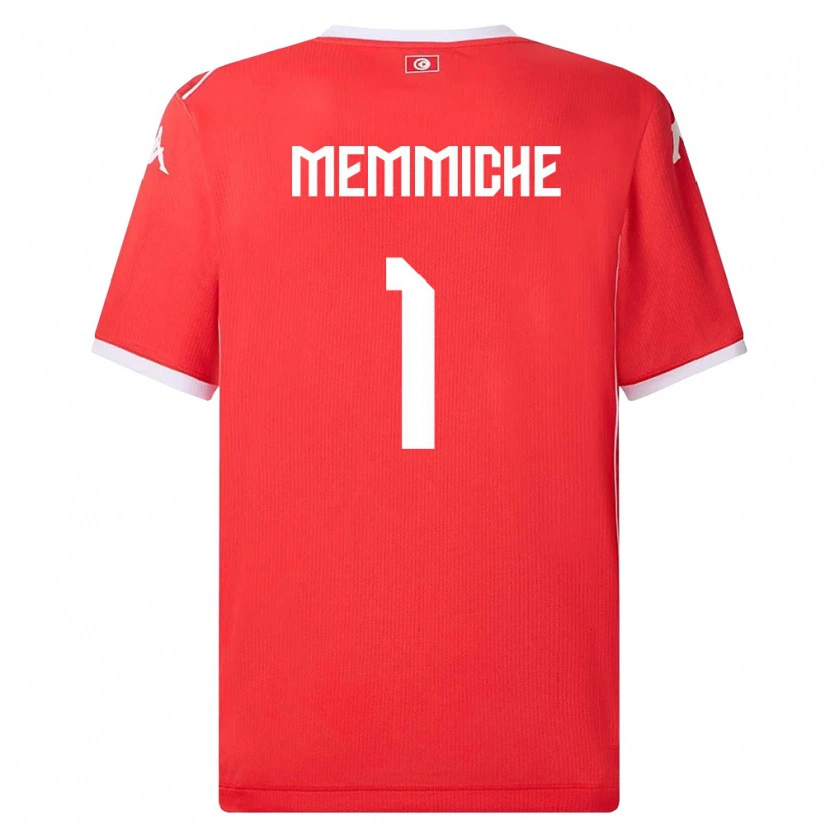Danxen Women Tunisia Amanallah Memmiche #1 Red White Home Jersey 26-28 T-Shirt