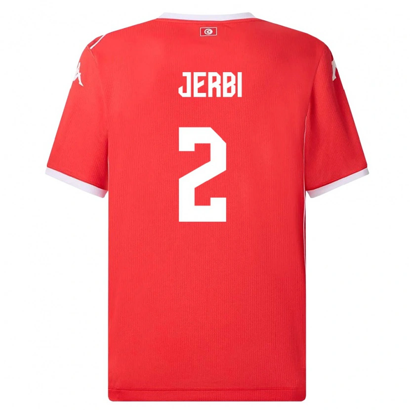 Danxen Women Tunisia Rayan Jerbi #2 Red White Home Jersey 26-28 T-Shirt