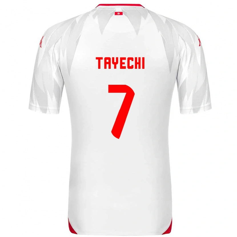 Danxen Women Tunisia Fedi Tayechi #7 White Red Home Jersey 26-28 T-Shirt