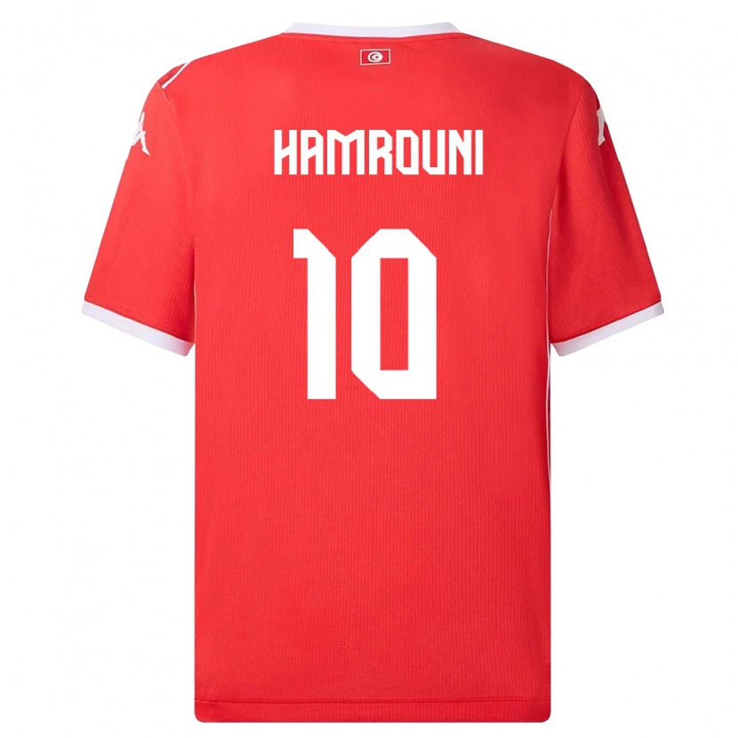 Danxen Women Tunisia Rayen Hamrouni #10 Red White Home Jersey 26-28 T-Shirt