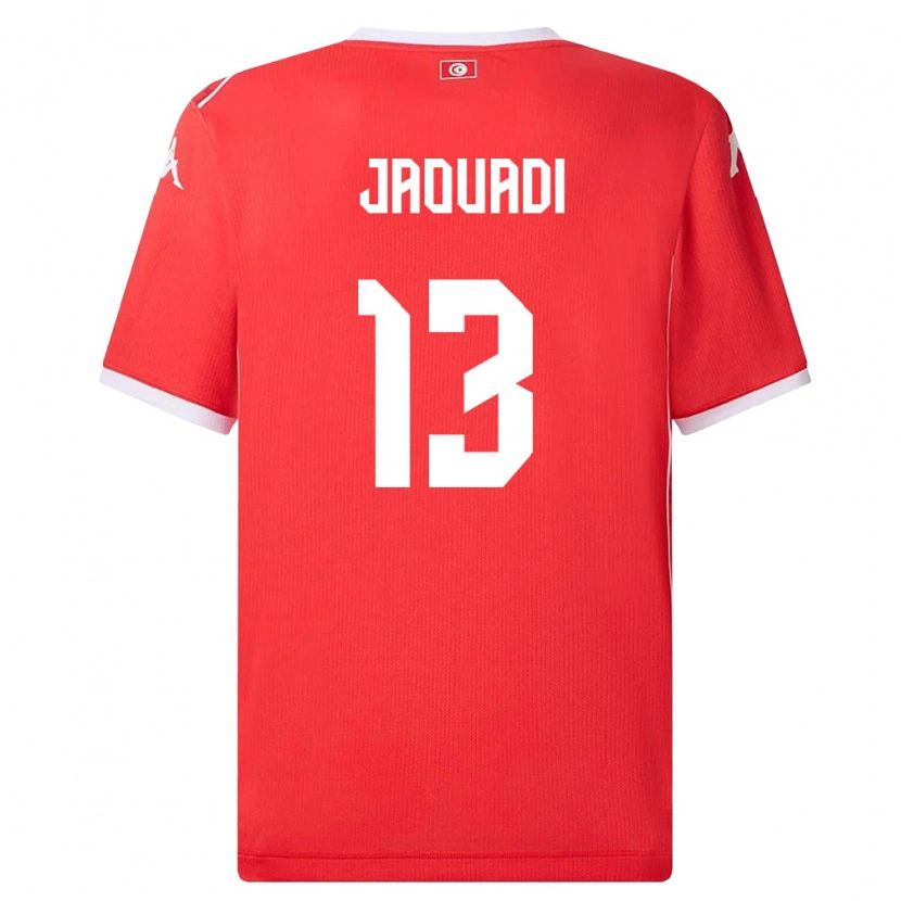 Danxen Women Tunisia Assim Jaouadi #13 Red White Home Jersey 26-28 T-Shirt