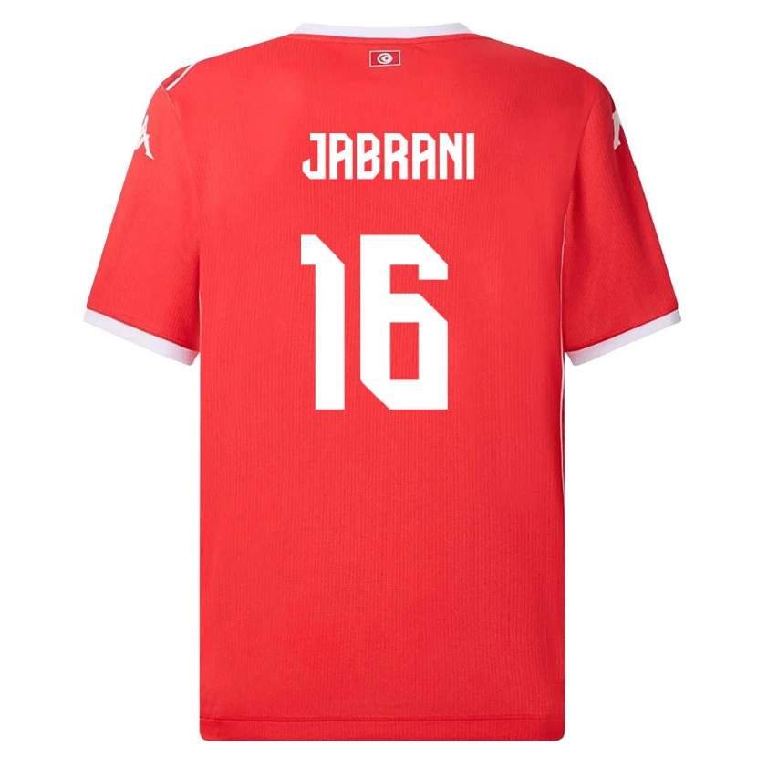 Danxen Women Tunisia Soulaima Jabrani #16 Red White Home Jersey 26-28 T-Shirt