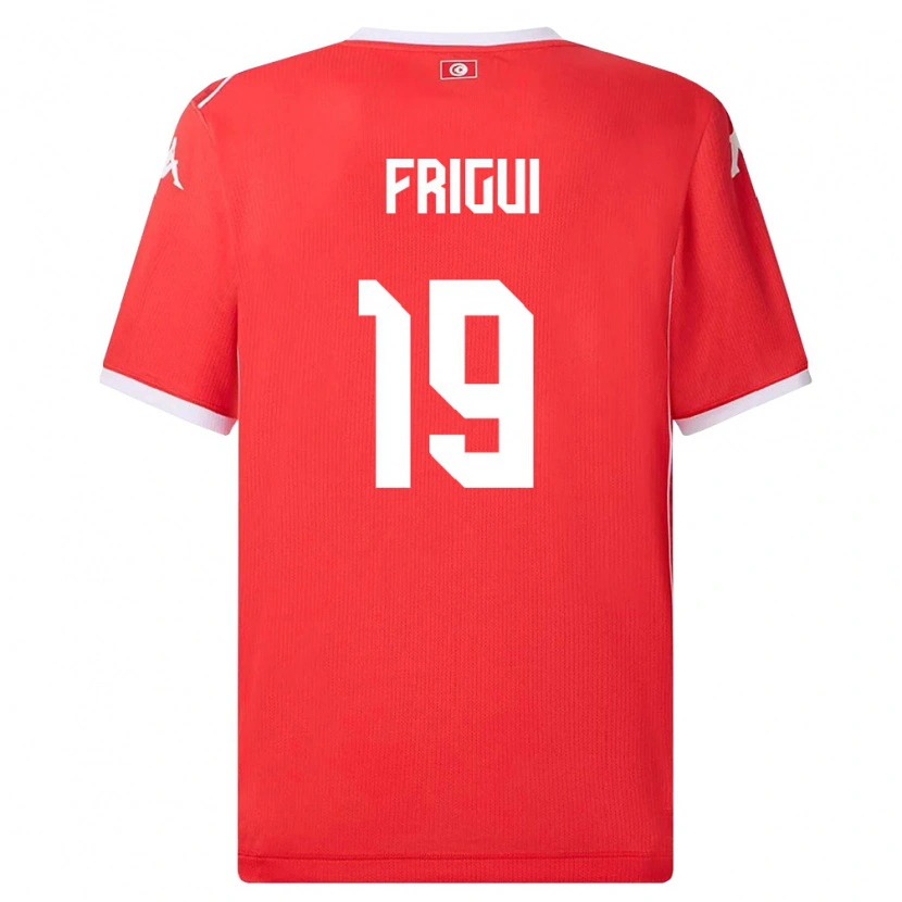 Danxen Women Tunisia Becem Frigui #19 Red White Home Jersey 26-28 T-Shirt