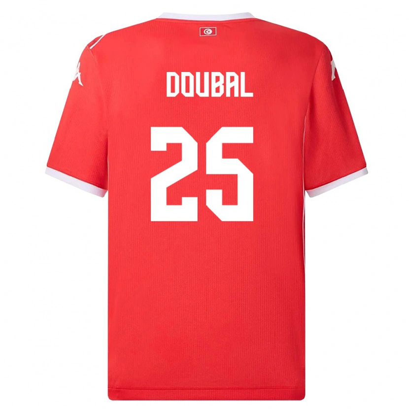 Danxen Women Tunisia Anis Doubal #25 Red White Home Jersey 26-28 T-Shirt