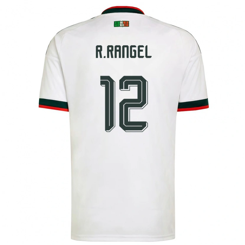 Danxen Women Mexico Raúl Rangel #12 White Burgundy Green Away Jersey 26-28 T-Shirt
