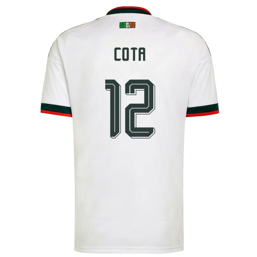 Danxen Women Mexico Rodolfo Cota #12 White Burgundy Green Away Jersey 26-28 T-Shirt