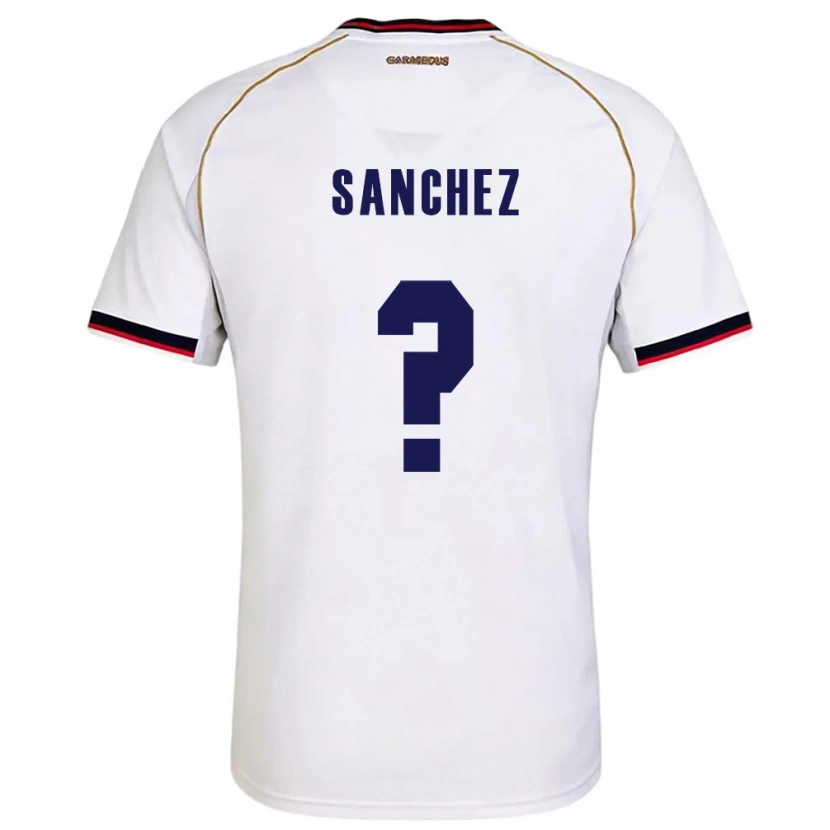 Danxen Women Panama Aimar Sánchez #0 White Red Away Jersey 26-28 T-Shirt