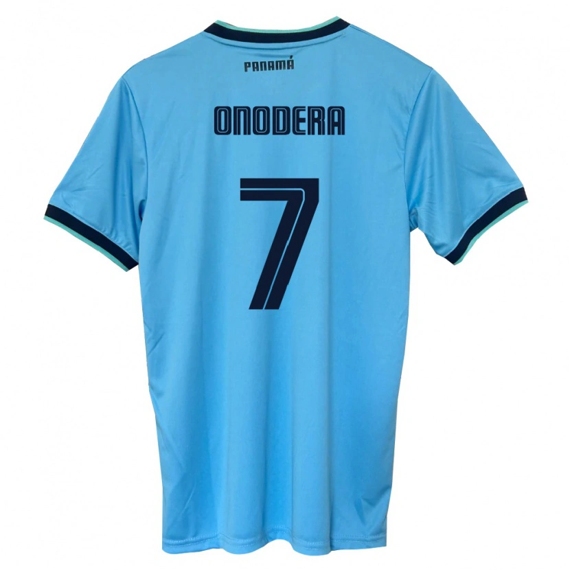 Danxen Women Panama Alison Onodera #7 Sky Blue Black Away Jersey 26-28 T-Shirt