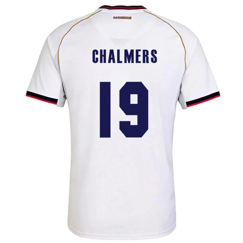 Danxen Women Panama Thiago Chalmers #19 White Red Away Jersey 26-28 T-Shirt