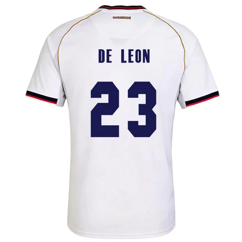 Danxen Women Panama Yerenis De León #23 White Red Away Jersey 26-28 T-Shirt
