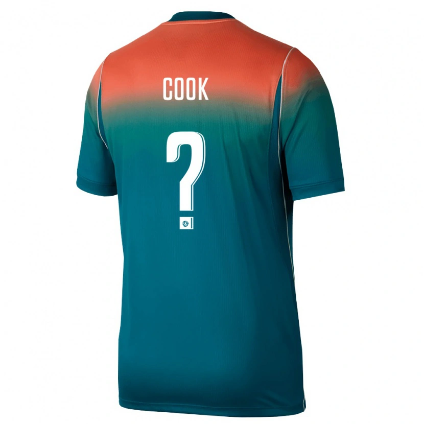 Danxen Women Australia Robbie Cook #0 Green Pink Away Jersey 26-28 T-Shirt