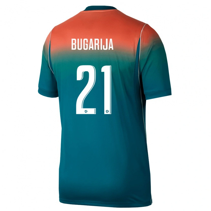 Danxen Women Australia Adam Bugarija #21 Green Pink Away Jersey 26-28 T-Shirt