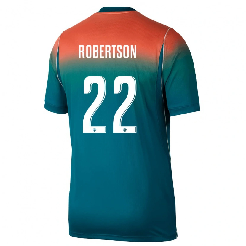 Danxen Women Australia Alex Robertson #22 Green Pink Away Jersey 26-28 T-Shirt