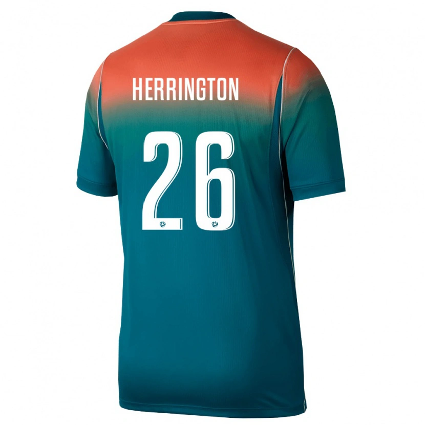 Danxen Women Australia Lucas Herrington #26 Green Pink Away Jersey 26-28 T-Shirt