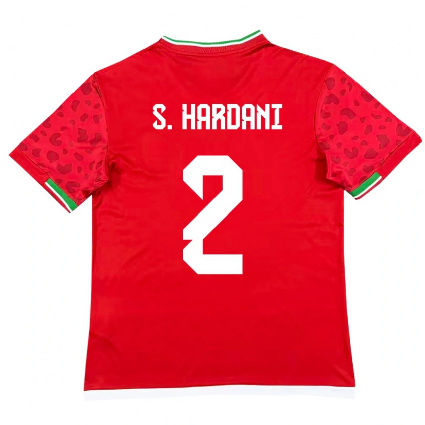 Danxen Women Iran Saleh Hardani #2 Red White Away Jersey 26-28 T-Shirt
