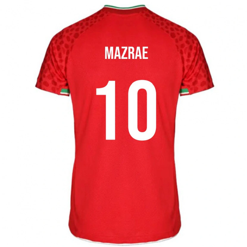 Danxen Women Iran Yousef Mazrae #10 Red White Away Jersey 26-28 T-Shirt
